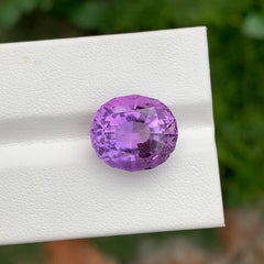 9.55 Carat Natural Loose Amethyst Oval Shape Gem From Brazilian Mine