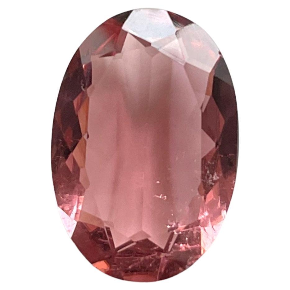 9.55 Carats Pink Tourmaline Oval Faceted cut stone Fine Jewelry Natural Gemstone