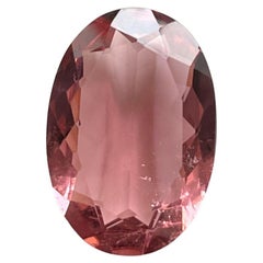 9.55 Carats Pink Tourmaline Oval Faceted cut stone Fine Jewelry Natural Gemstone