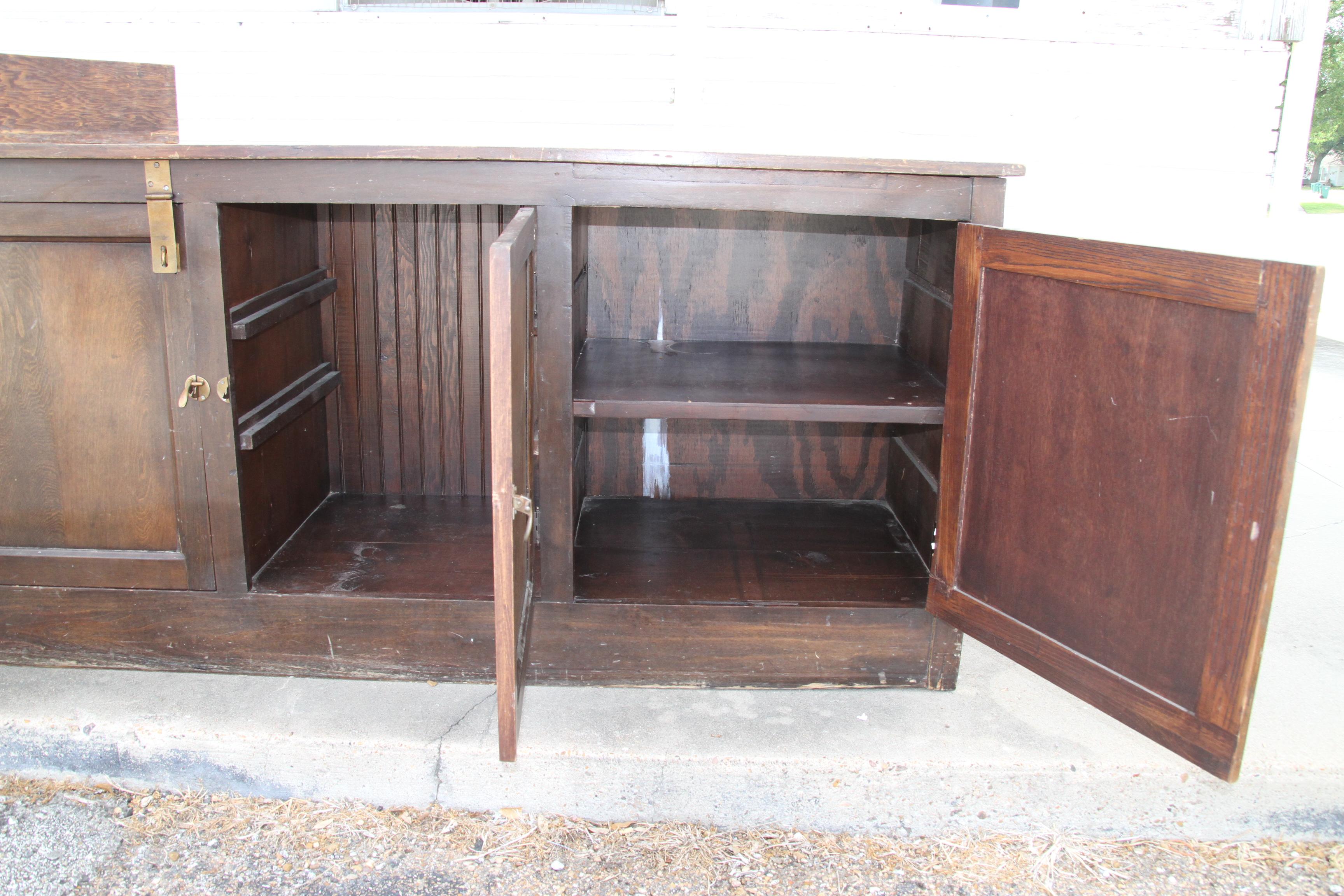 20th Century 95.5 Vintage  Retail Apothecary Cabinet 
