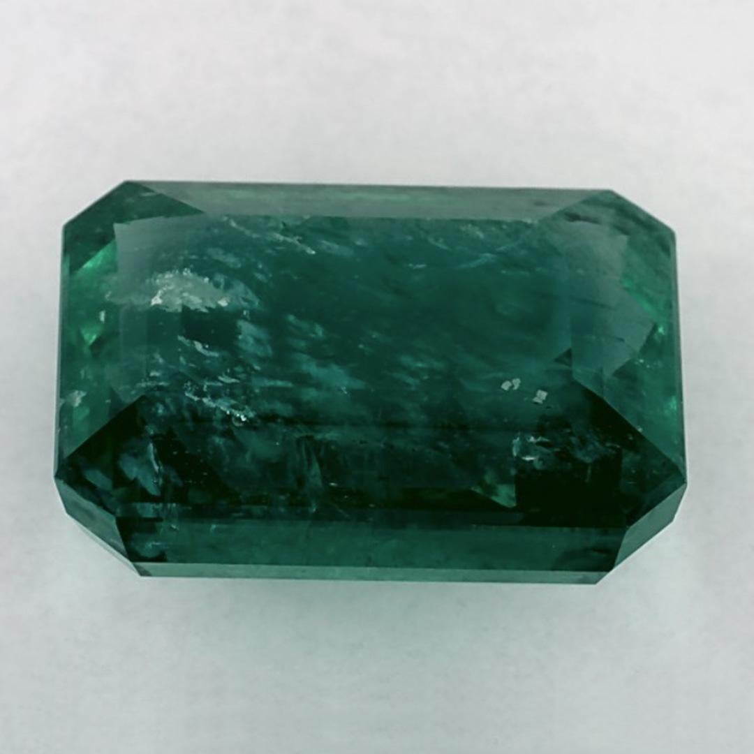 9.56 Ct Smaragd Oktagon-Schliff Loser Edelstein im Zustand „Neu“ im Angebot in Fort Lee, NJ
