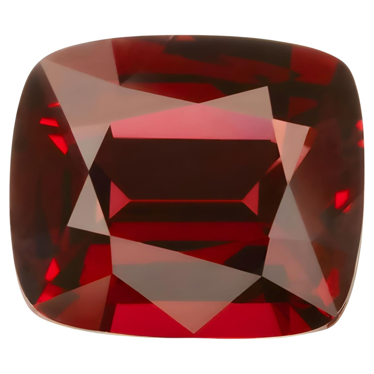 Spinello rosso naturale da 9,57 carati proveniente da Luc Yên, Vietnam - Certificato Lotus Gemology