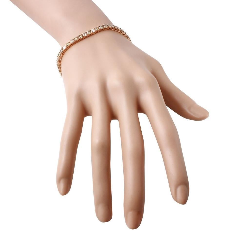 champagne tennis bracelet