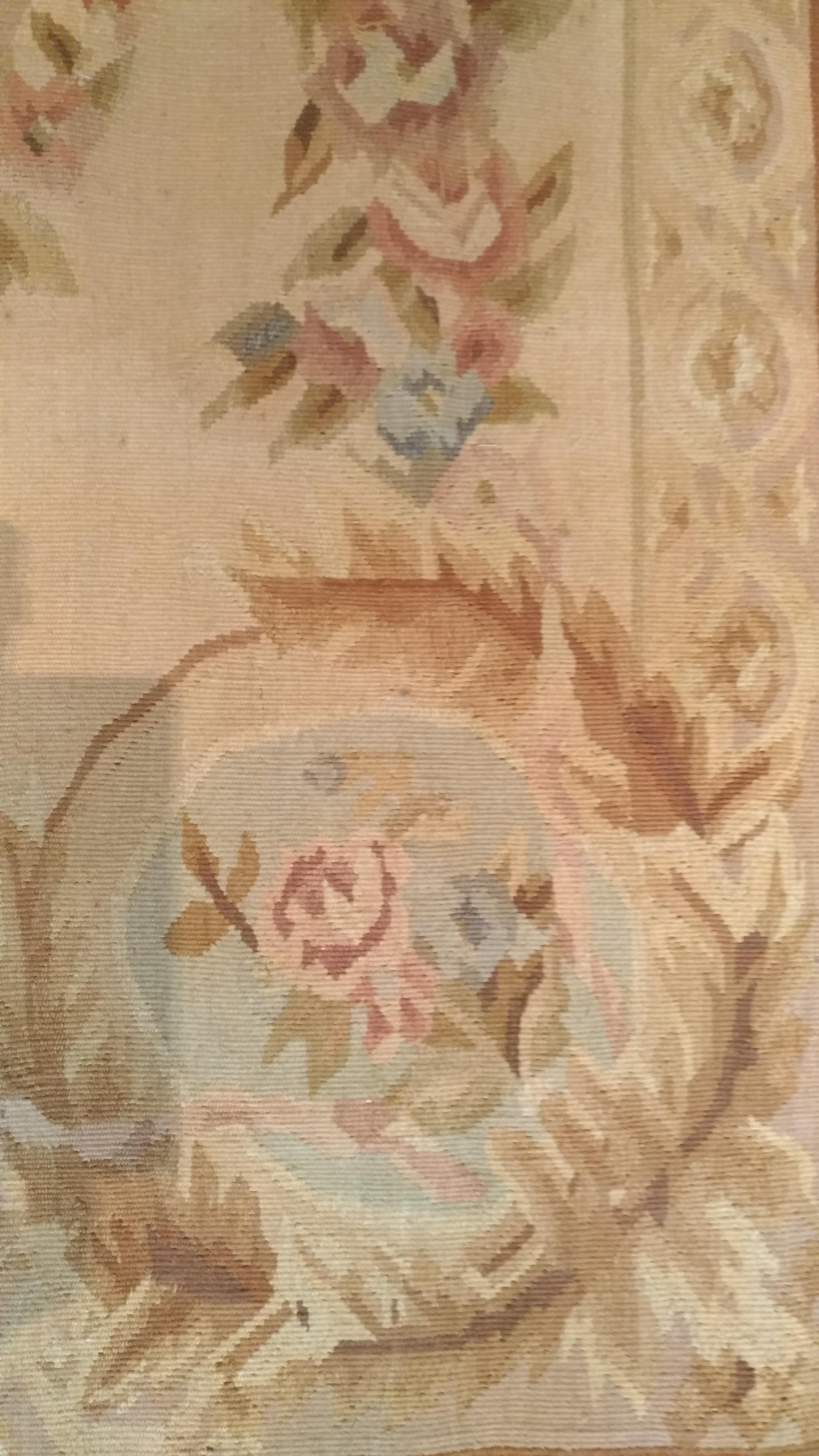Wool 957 -  Wonderful Contemporary Aubusson For Sale
