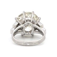9.58 Carat Old European Cut Diamond Ring