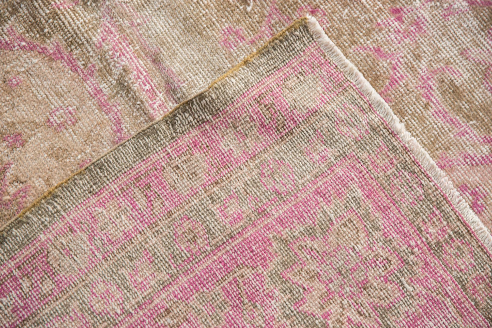 Vintage Distressed Sivas Carpet For Sale 6