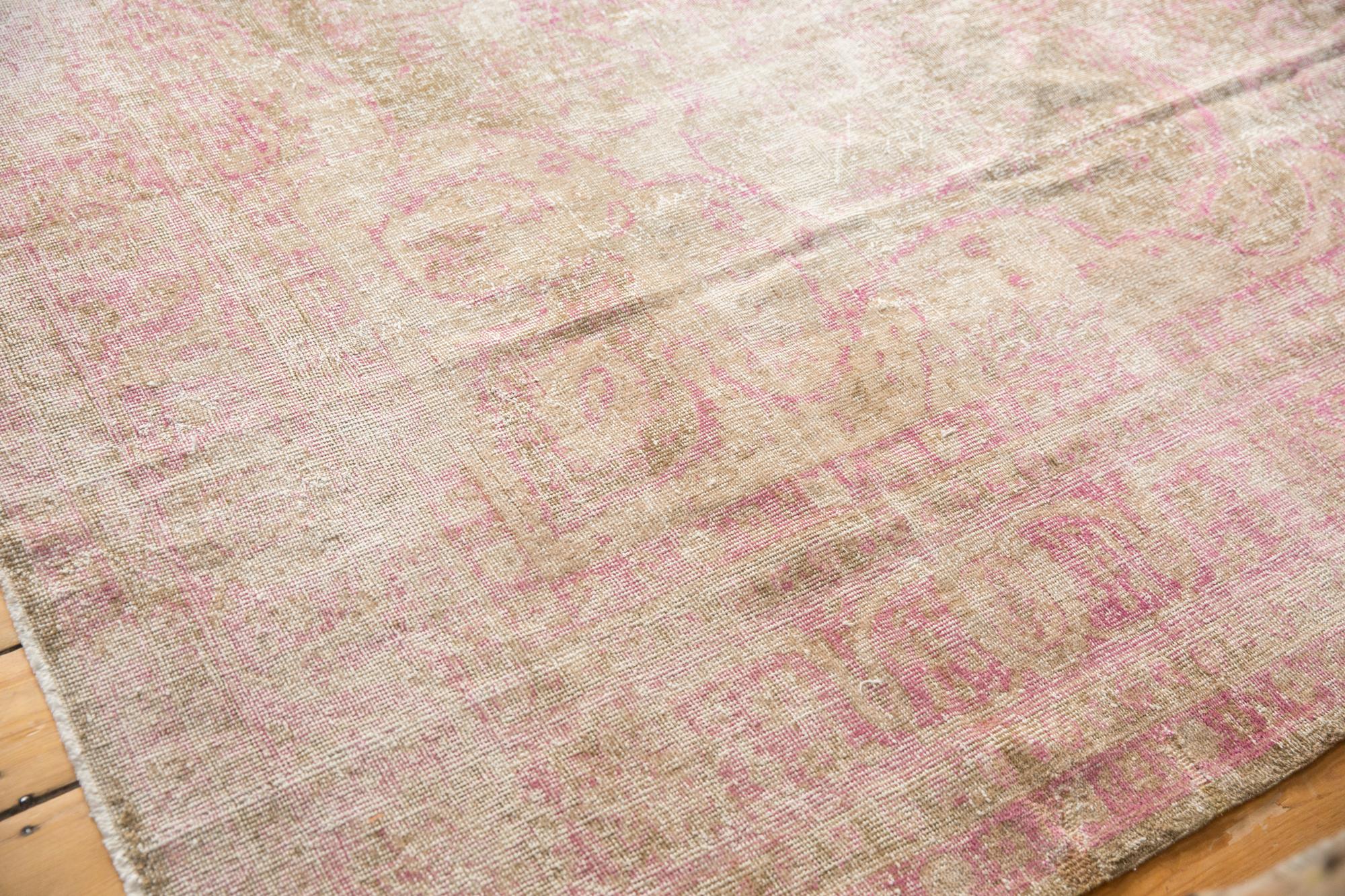 Turkish Vintage Distressed Sivas Carpet For Sale