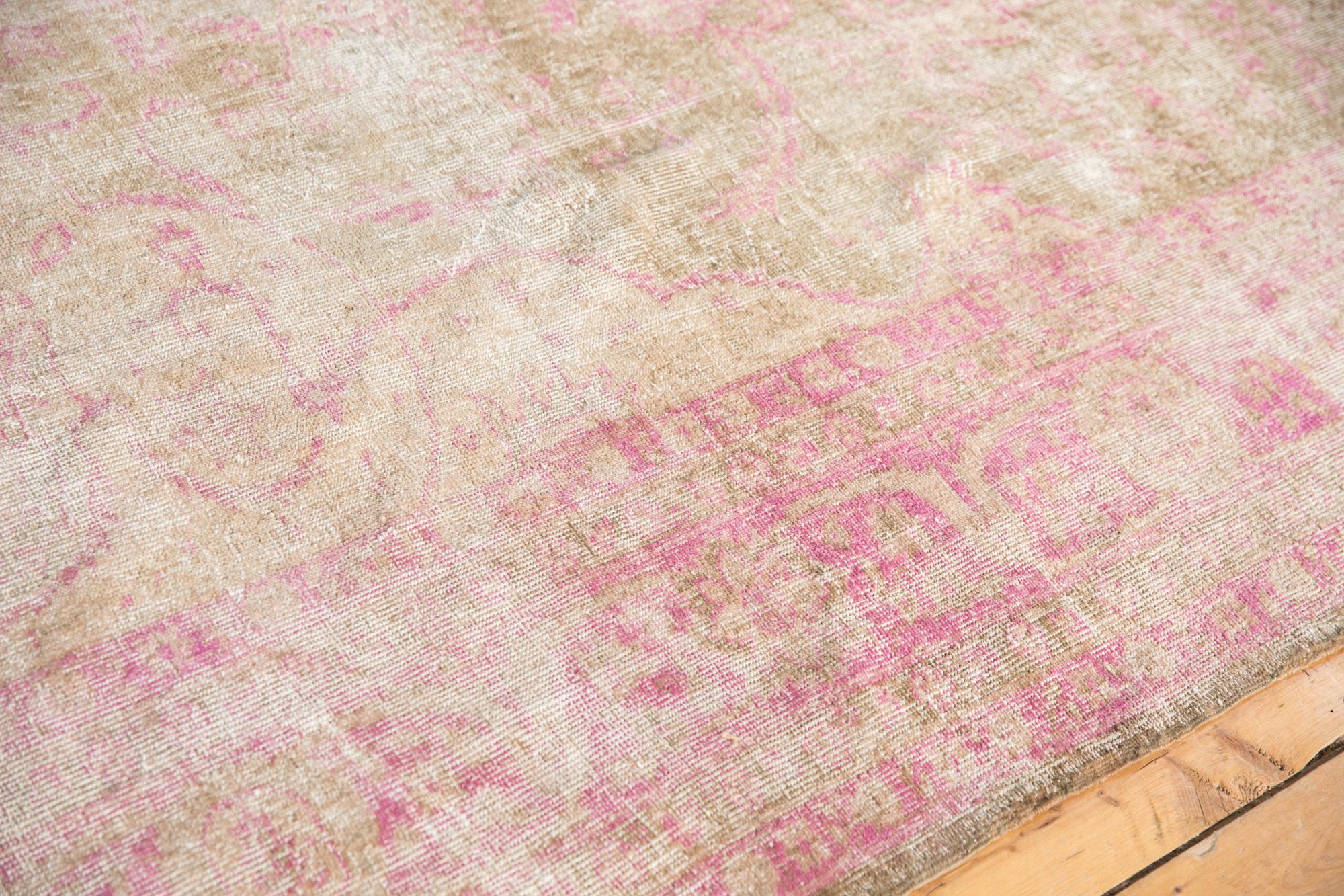 Mid-20th Century Vintage Distressed Sivas Carpet For Sale