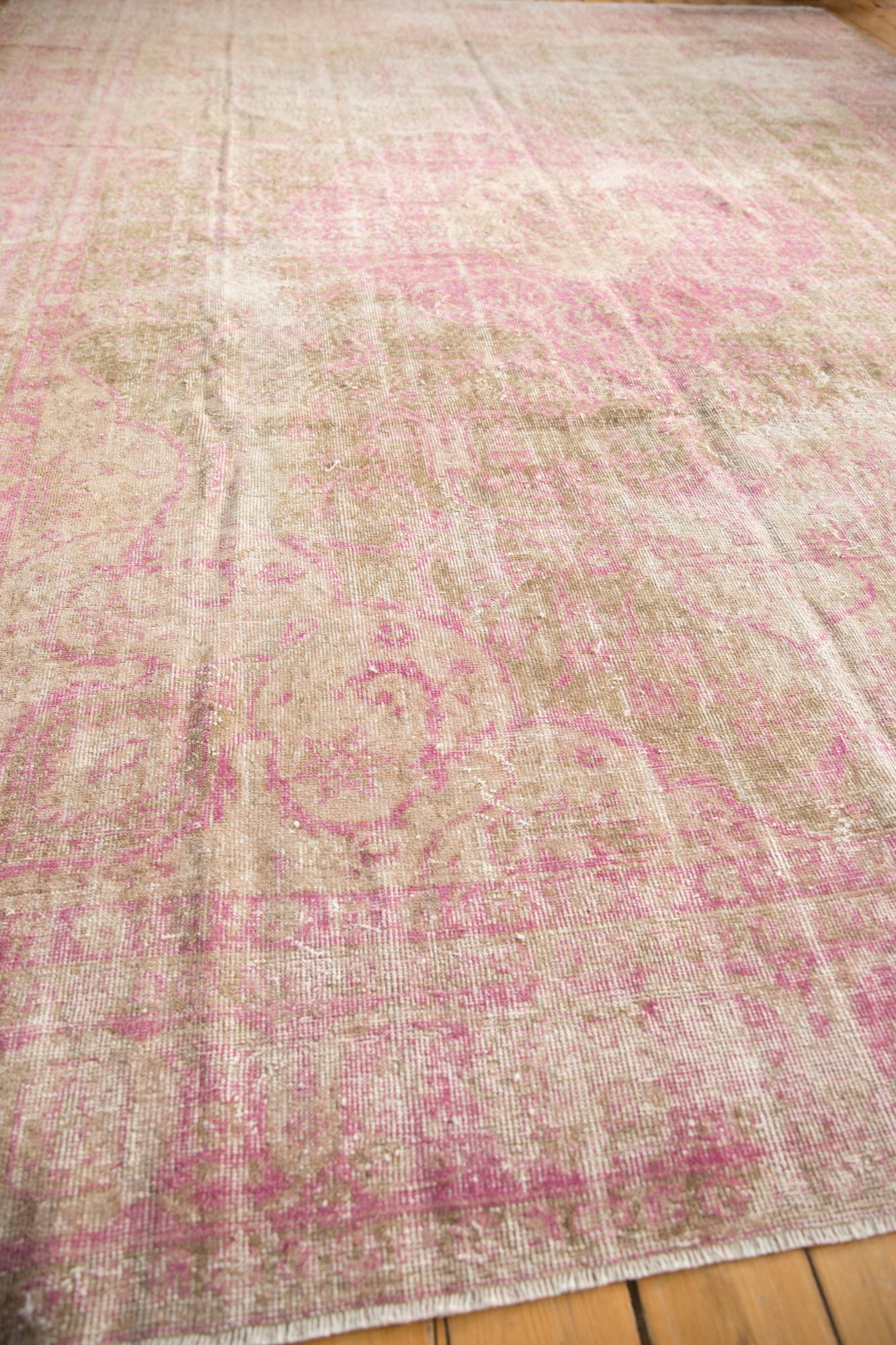 Wool Vintage Distressed Sivas Carpet For Sale
