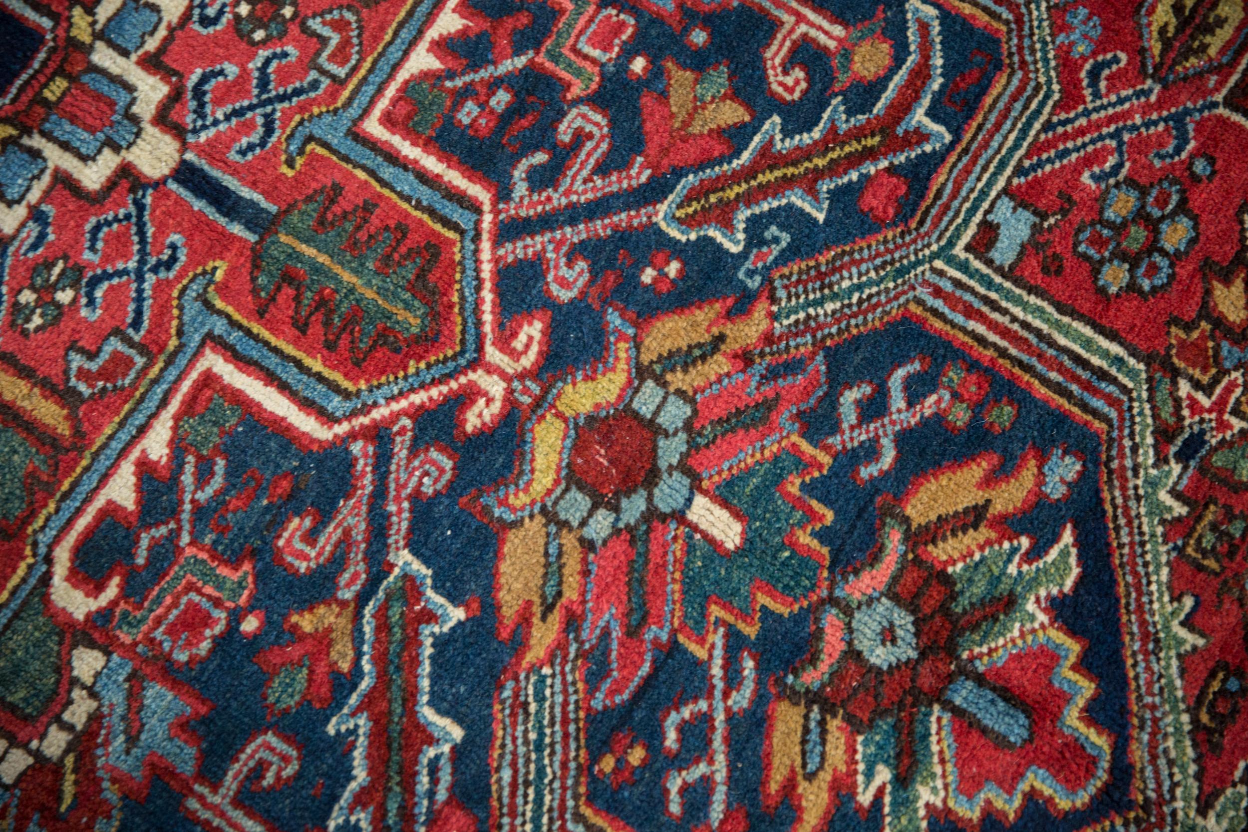 Persian Vintage Mehrivan Carpet For Sale