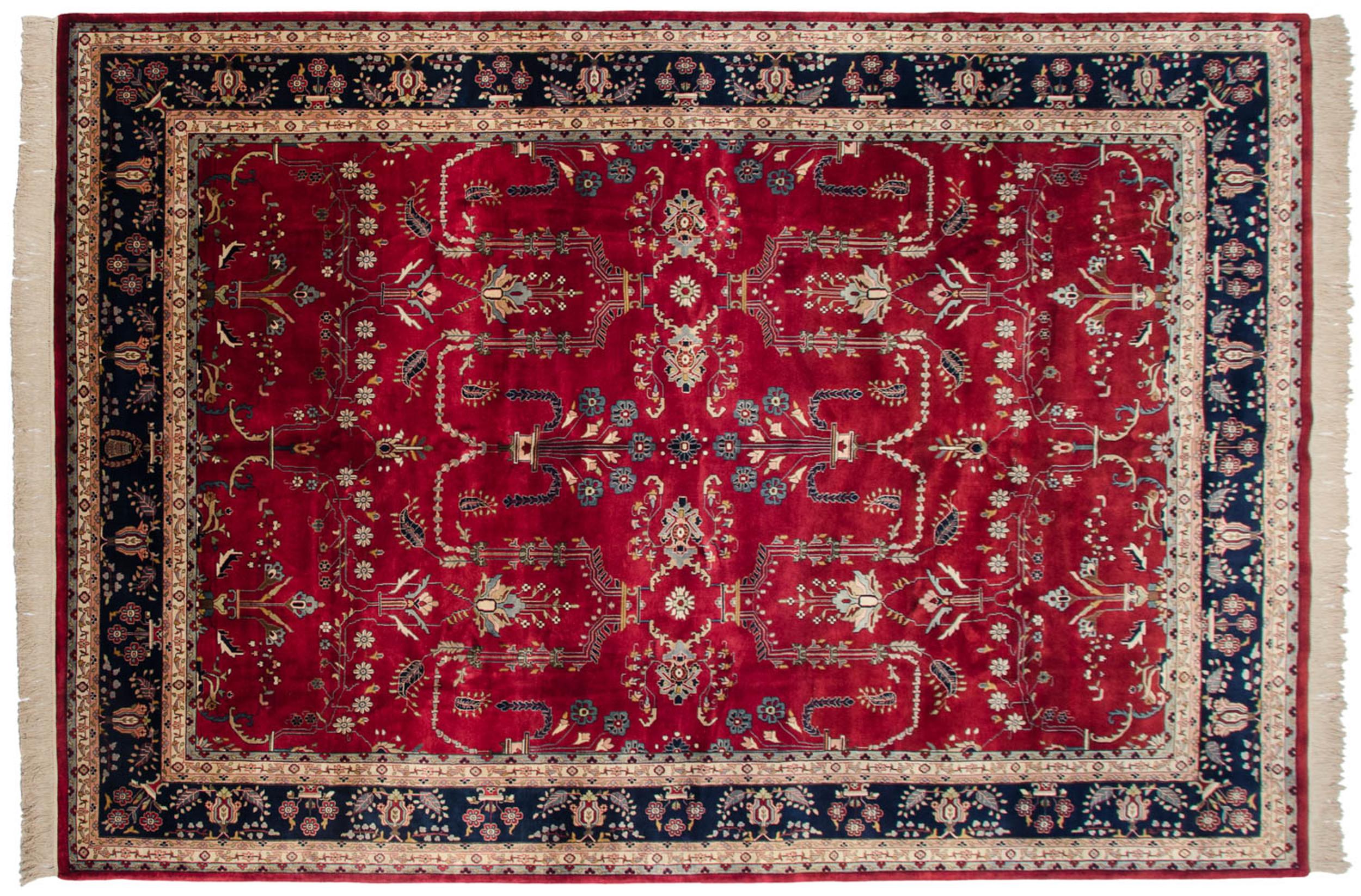 Fine Indian Mohajeran Sarouk Design Carpet For Sale 1