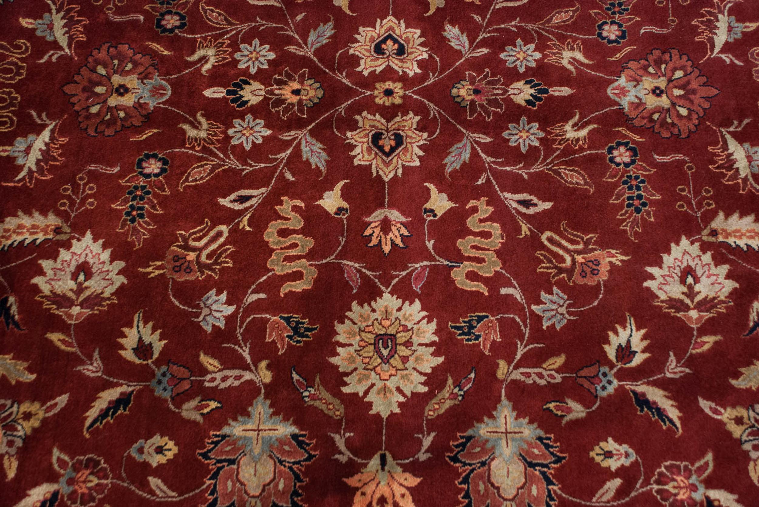 Mohajeran Sarouk-Teppich im indischen Mohajeran-Design (21. Jahrhundert und zeitgenössisch) im Angebot