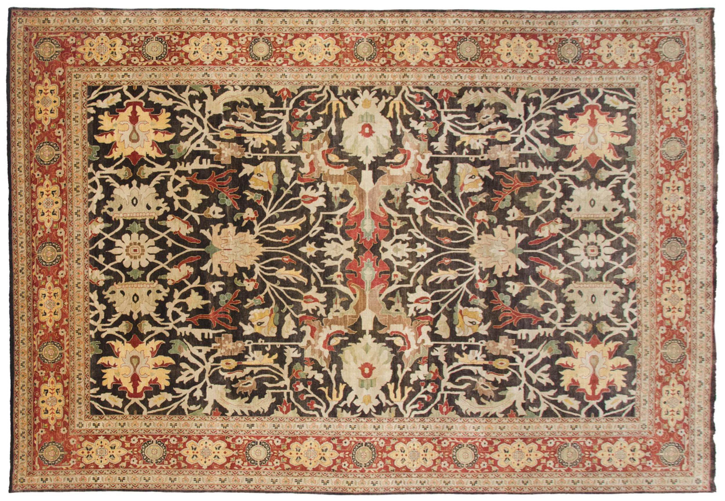 Indischer Serapi-Teppich im Serapi-Design im Angebot 6