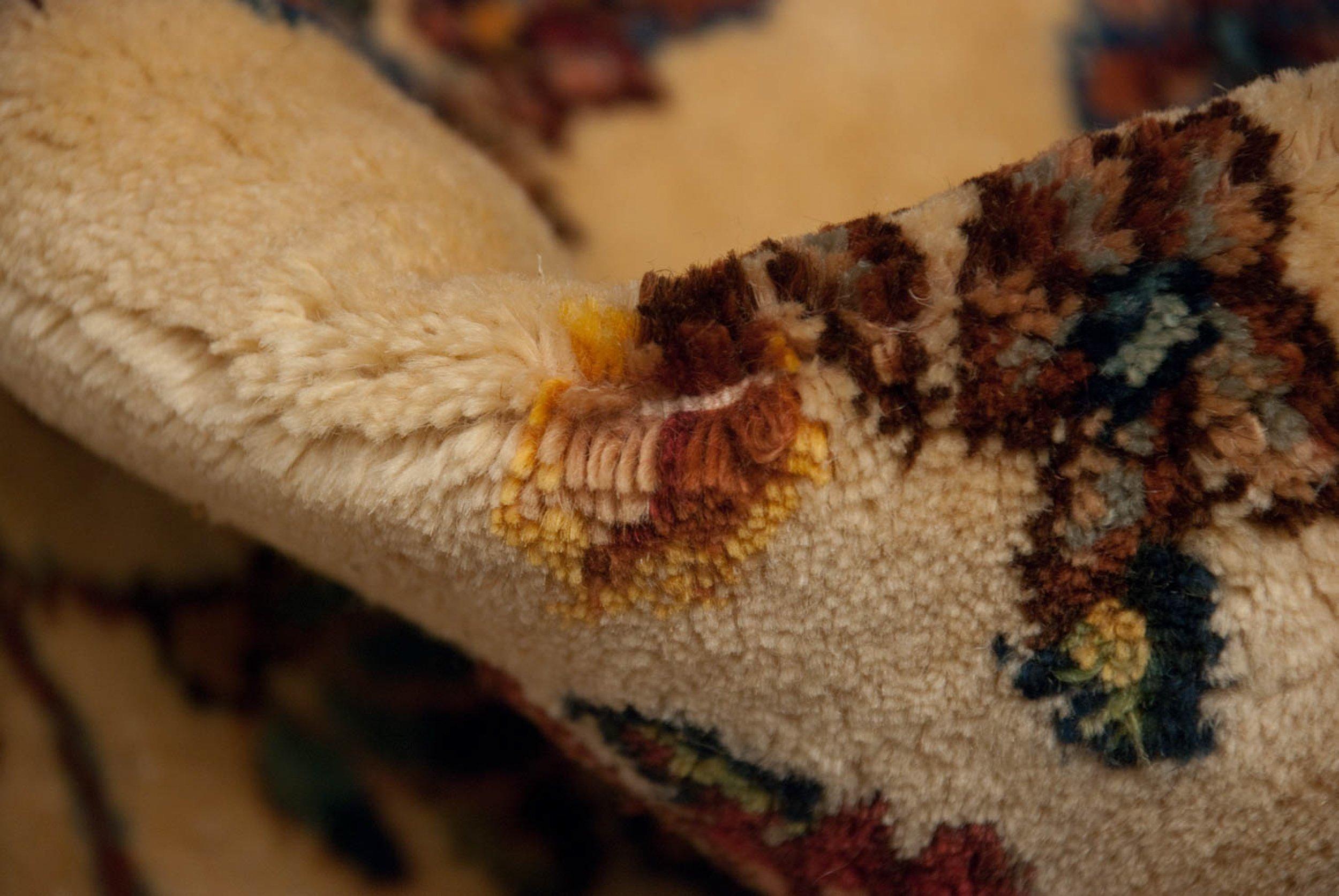 Mid-20th Century Vintage Kerman Carpet For Sale