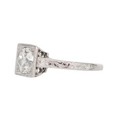 .96 Carat Diamond Platinum Engagement Ring