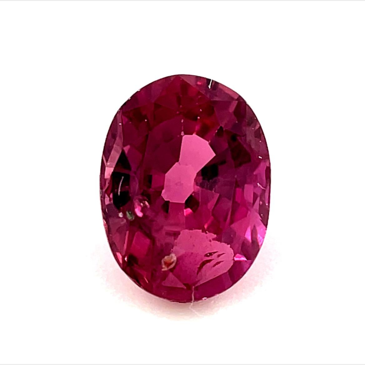 .96 Carat Oval Loose Unset Fancy Sapphire Gemstone For Sale 1