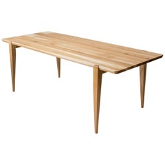 Table de salle à manger Oslo de 243,84 cm en chêne blanc américain de Studio Moe 