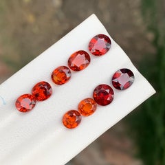 9.60 Carat Natural Loose Spessartine Garnet Lot For Jewellery Making
