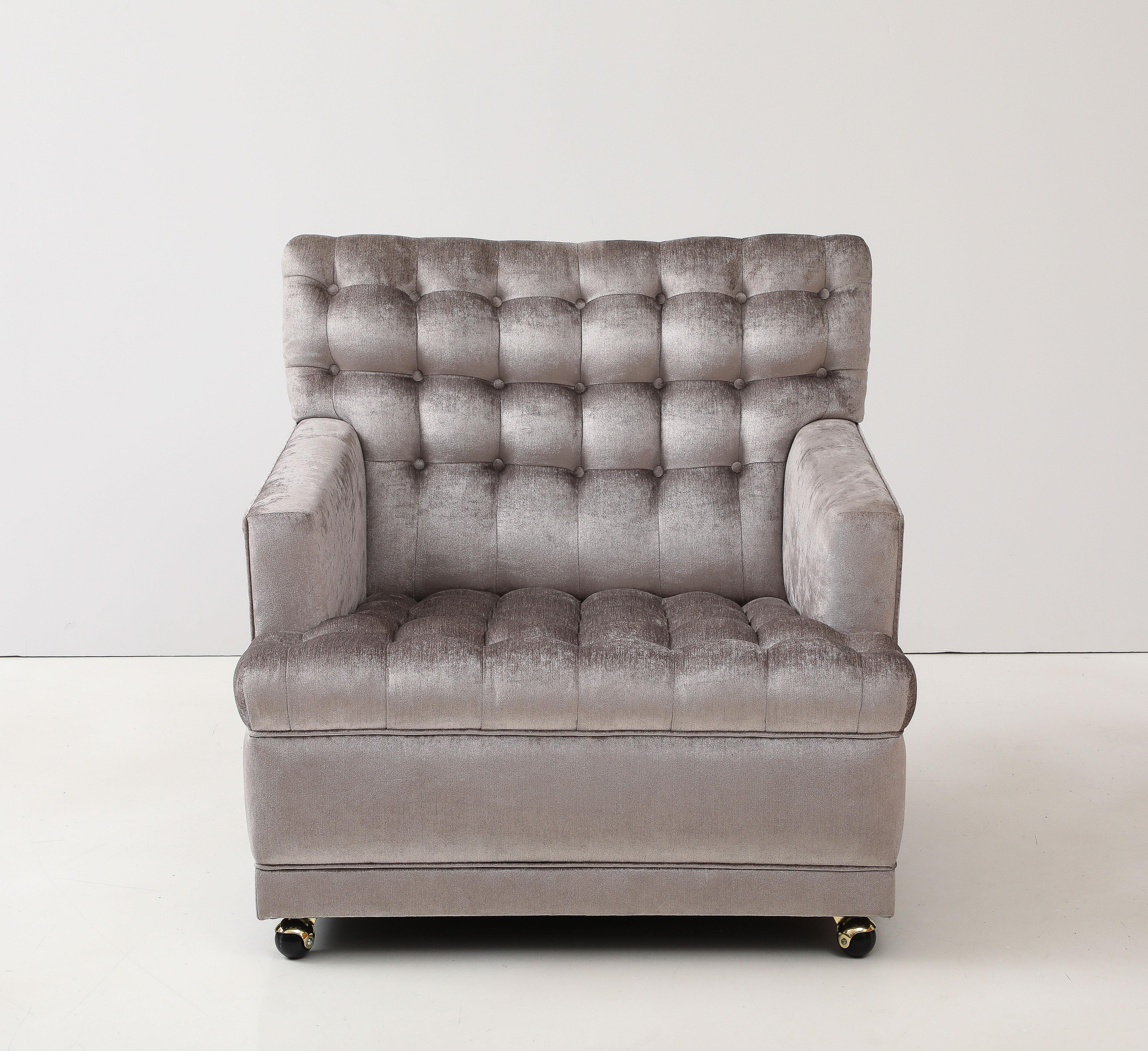 American !960's Glamorous Billy Haines Style Club Chair For Sale