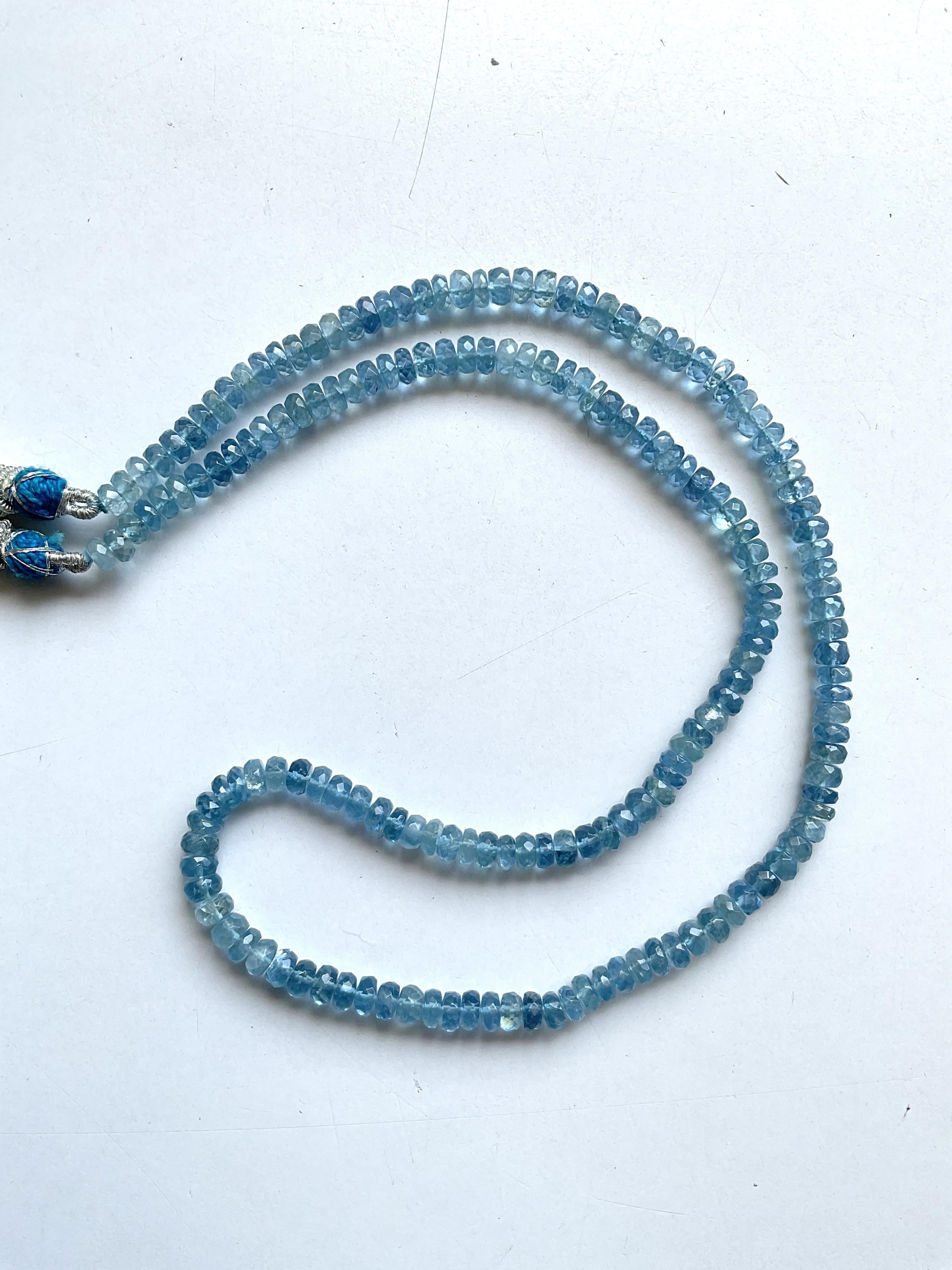 96,10 Karat Aquamarin Perlenkette 1 Strang Facettierte Perlen gute Qualität Edelstein

Edelstein - Aquamarin 
Gewicht - 96,10 Karat
Größe - 4,5 bis 5 mm
Menge - 1 Strang
Länge: 19 Zoll.
