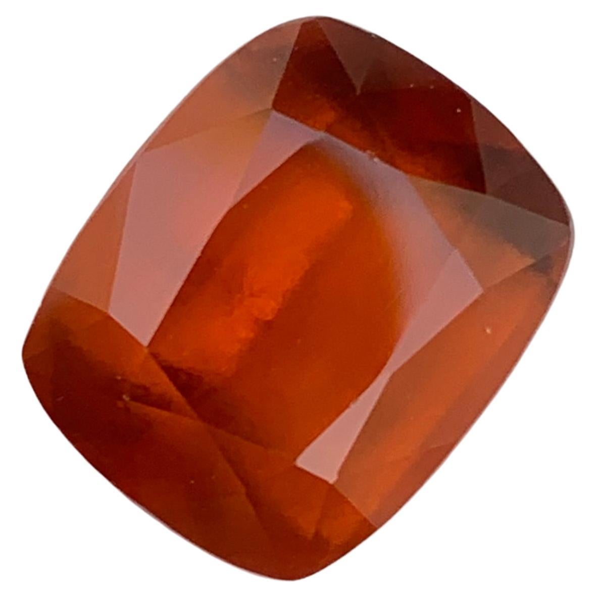 9.65 Carat Natural Loose Smoky Hessonite Garnet Ring Gemstone From Africa