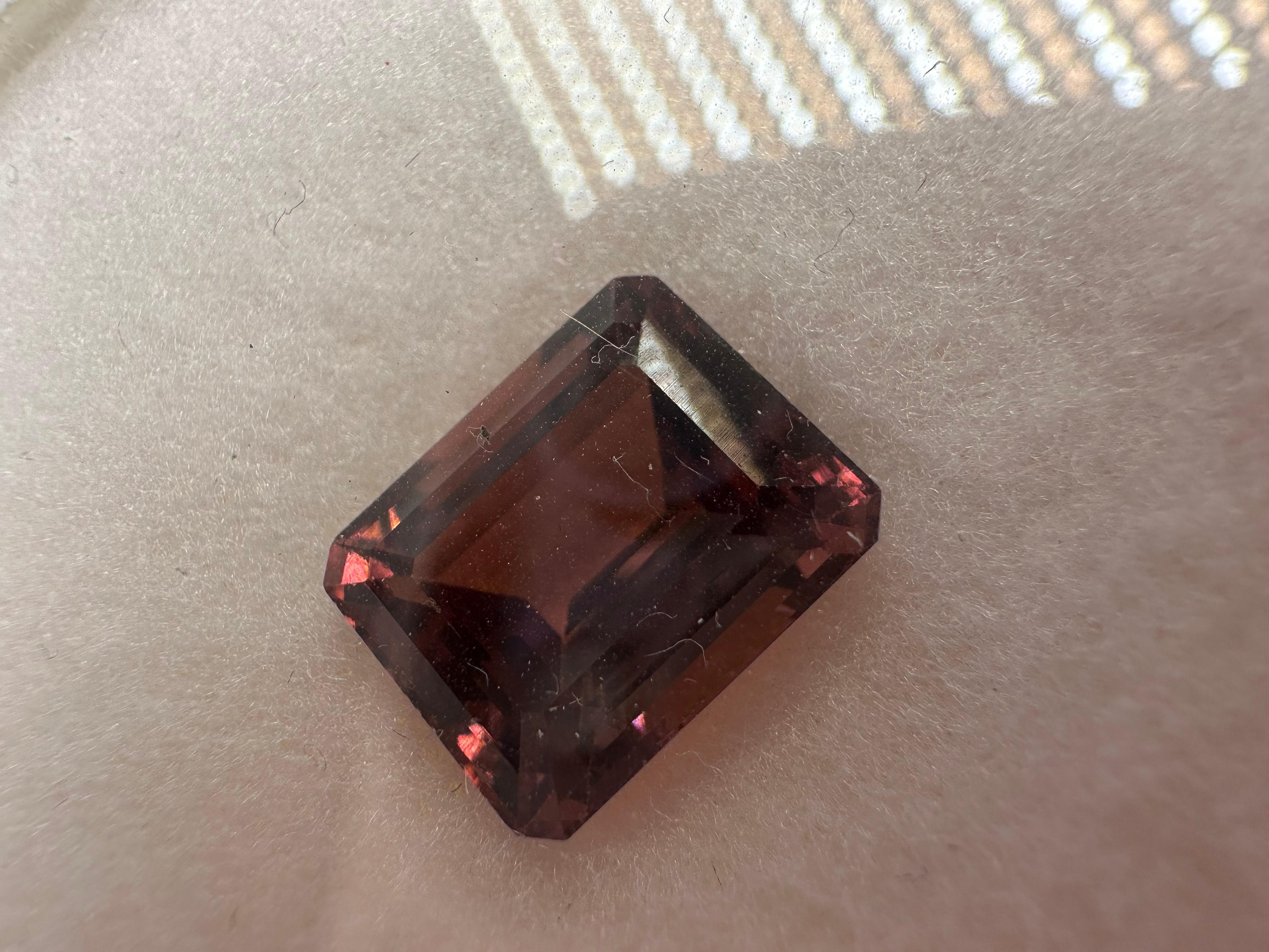 Pink tourmaline, large in size, will come with a certificate of authenticity.

NATURAL GEMSTONE(S): PINK TOURMALINE
Clarity/Color: Slightly Included/Pink
Cut: Rectangular
Treatment: none
MM:13.5x10.9mm
Carat:9.67ct

WHAT YOU GET AT STAMPAR