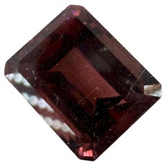 Tourmaline rose 9,67 carats, pierre précieuse naturelle 100 % certifiée