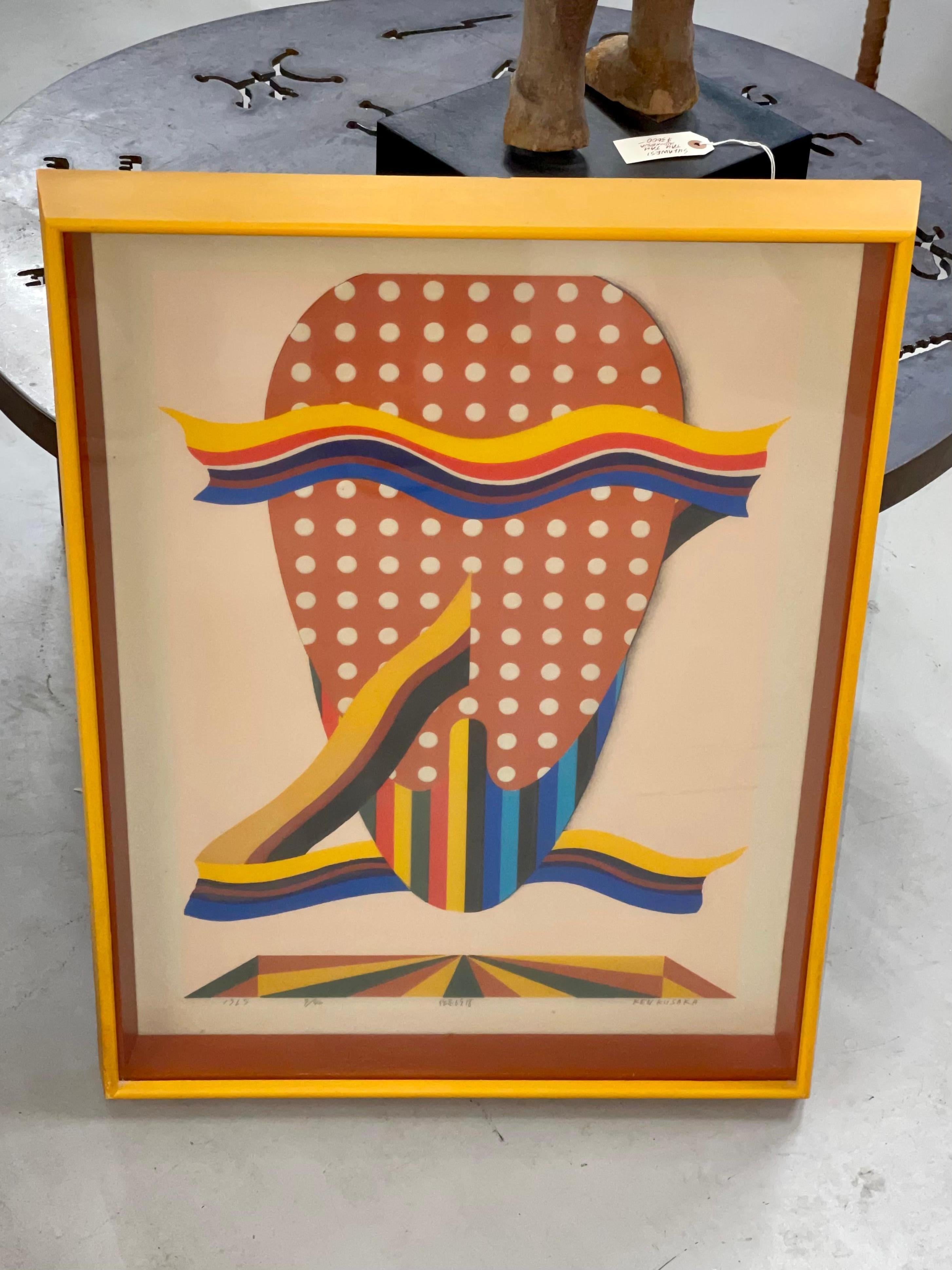 !969 Litografía Pop Art de Ken Kusaka Hecho a mano en venta