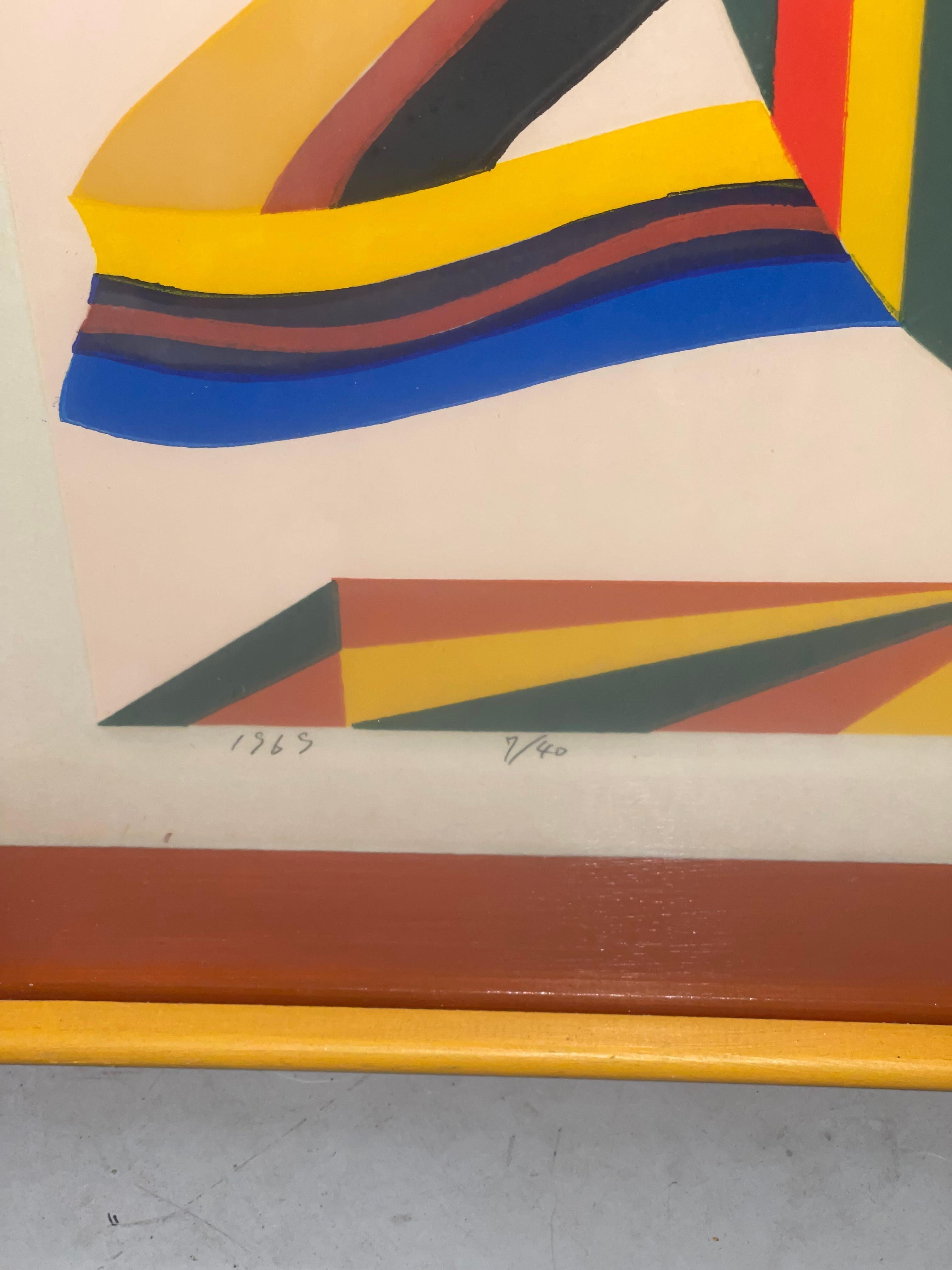 !969 Litografía Pop Art de Ken Kusaka mediados del siglo XX en venta