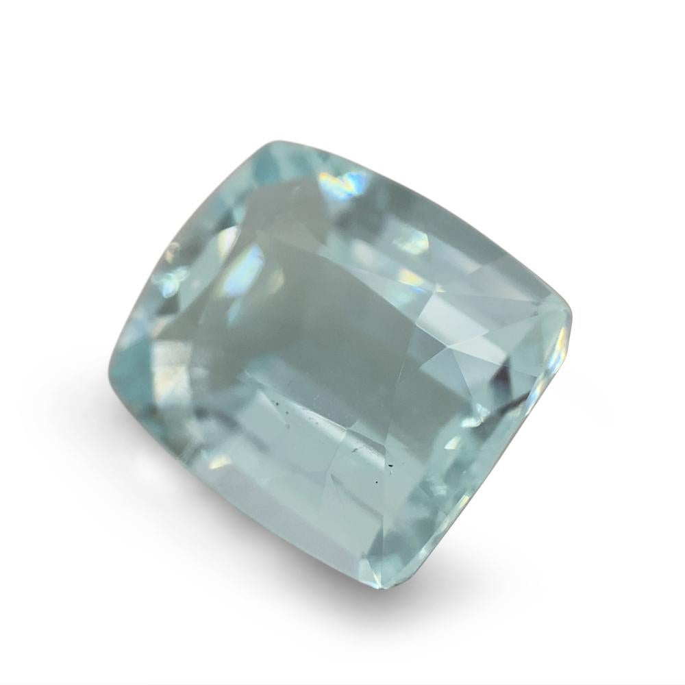 9.6ct Cushion Aquamarine For Sale 5