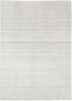 9.6x13.6 ft Hand Knotted Turkish Area Rug for Living Room. 100% Wool Carpet