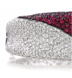 9,7 carati di diamante Whiting e 4,17 carati di rubino