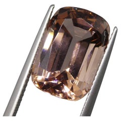 Morganite a cuscino da 9,70 carati certificata GIA