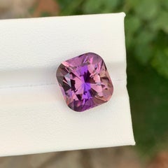 9.70 Carat Natural Loose Ametrine Cushion Shape Gemstone