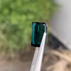 9.70 Carats Natural Loose Deep Indicolite Tourmaline Small Included Clarity