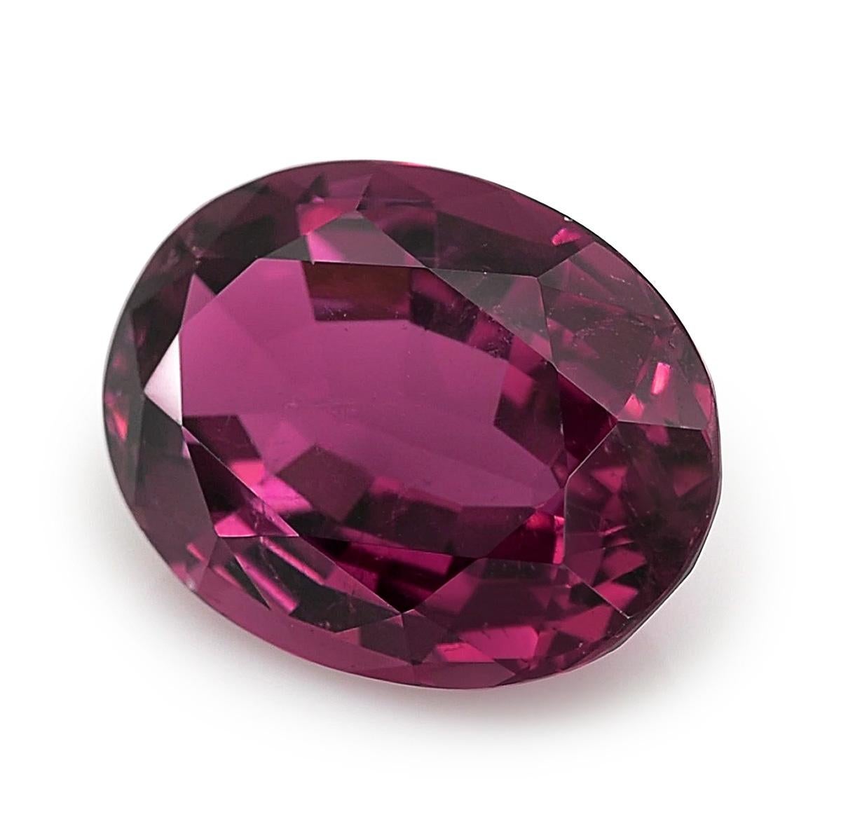 Identification: Natural Rubellite 9.70 carats

Carat: 9.70 carats
Shape: Oval
Measurements: 16.19 x 12.01 x 7.45 mm 
Cut: Brilliant/Step
Color: Red
Clarity: very eye clean

Discover a captivating Natural Rubellite, boasting a substantial 9.70 carats