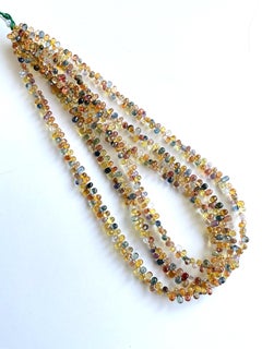 97.00 Carat Multi Color Sapphire Drops Top Quality Natural Gemstone Fine Jewelry