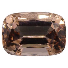 Morganite coussin 9,70 carats certifiée GIA