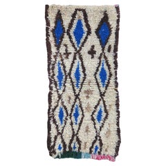 !970s Moroccan Azilal Rug  2'6 x 5'