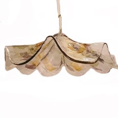 !970s Murano Glass Pendant Chandelier
