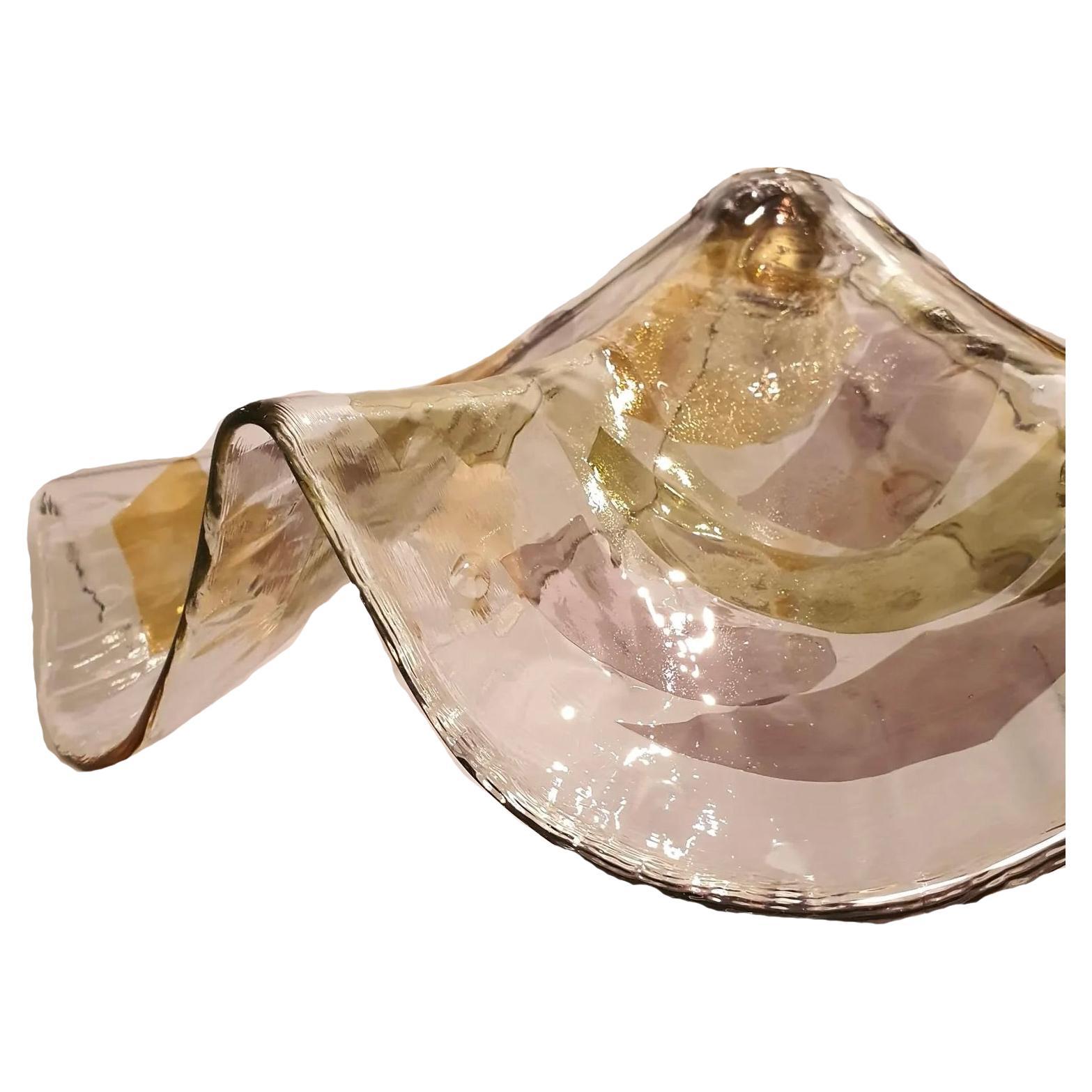 Lámpara colgante de cristal de Murano de los años 70 en venta