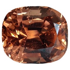 9.71 Carat Orange Tourmaline Cushion Cut