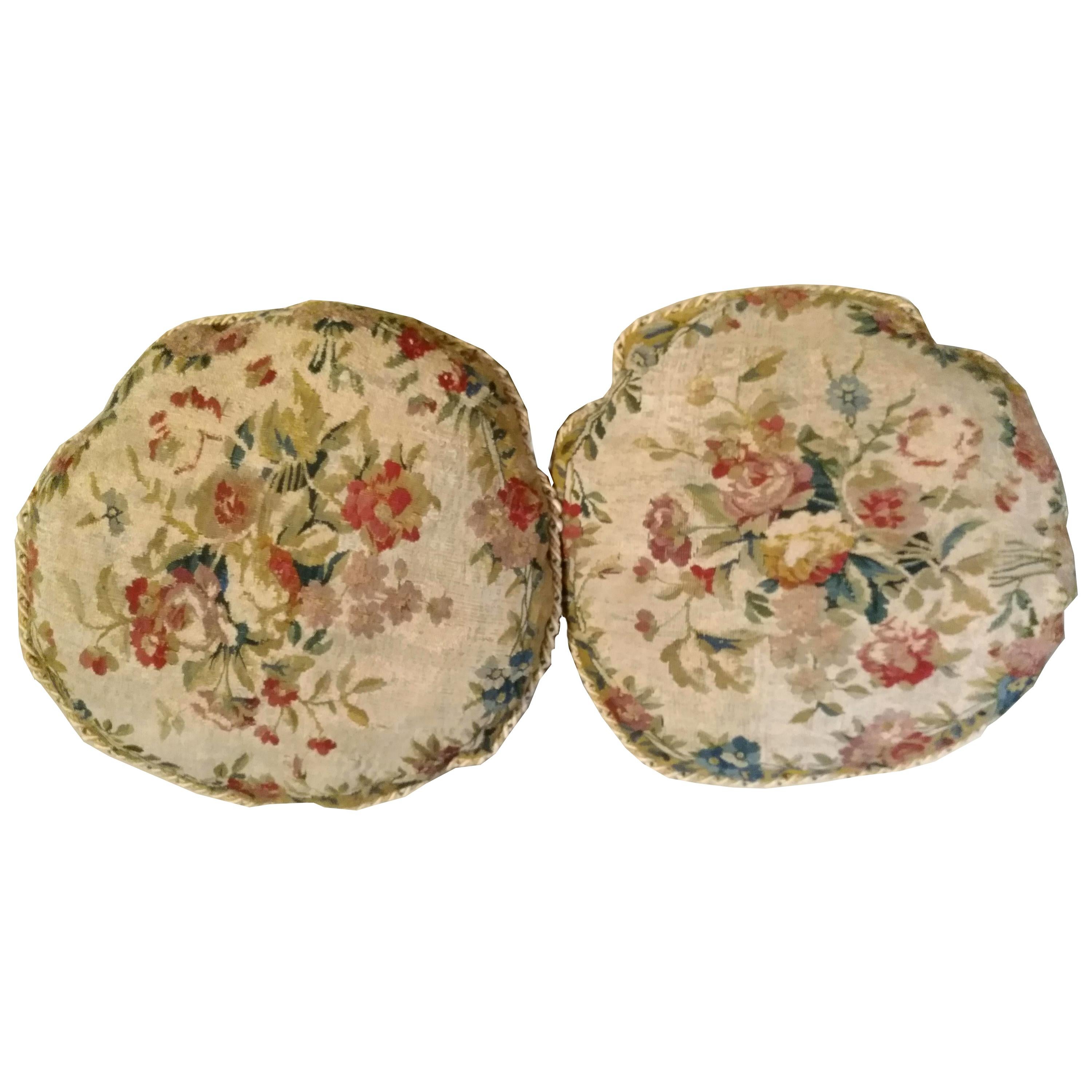 Pair of Monumental Framed Italian 18th Century Painted Tapestries For