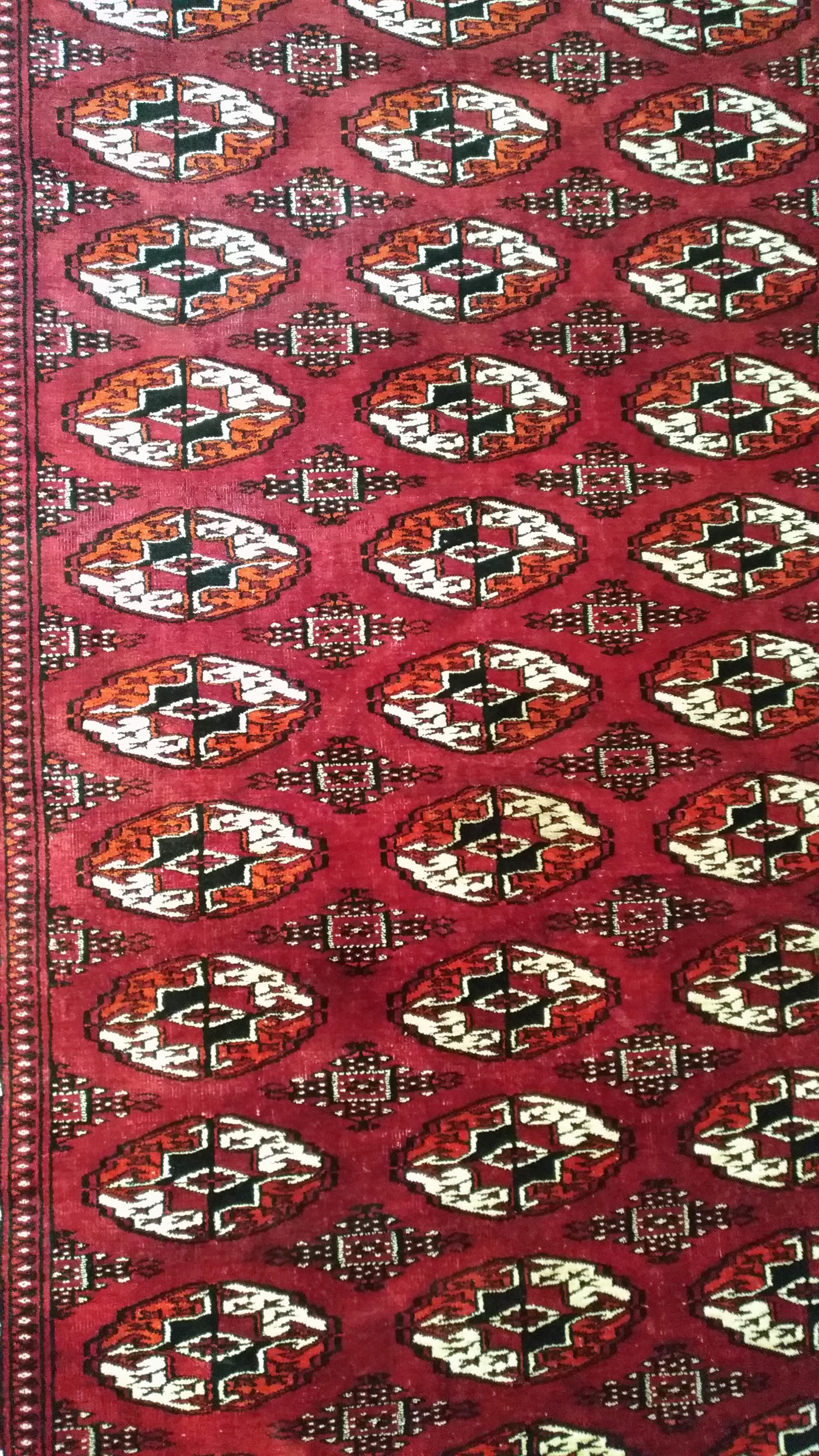 Ouzbek Tapis Boukara ancien entièrement en soie 972 en vente
