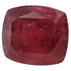 9,72ct Cushion Cut Roter Rubelit Turmalin Edelstein