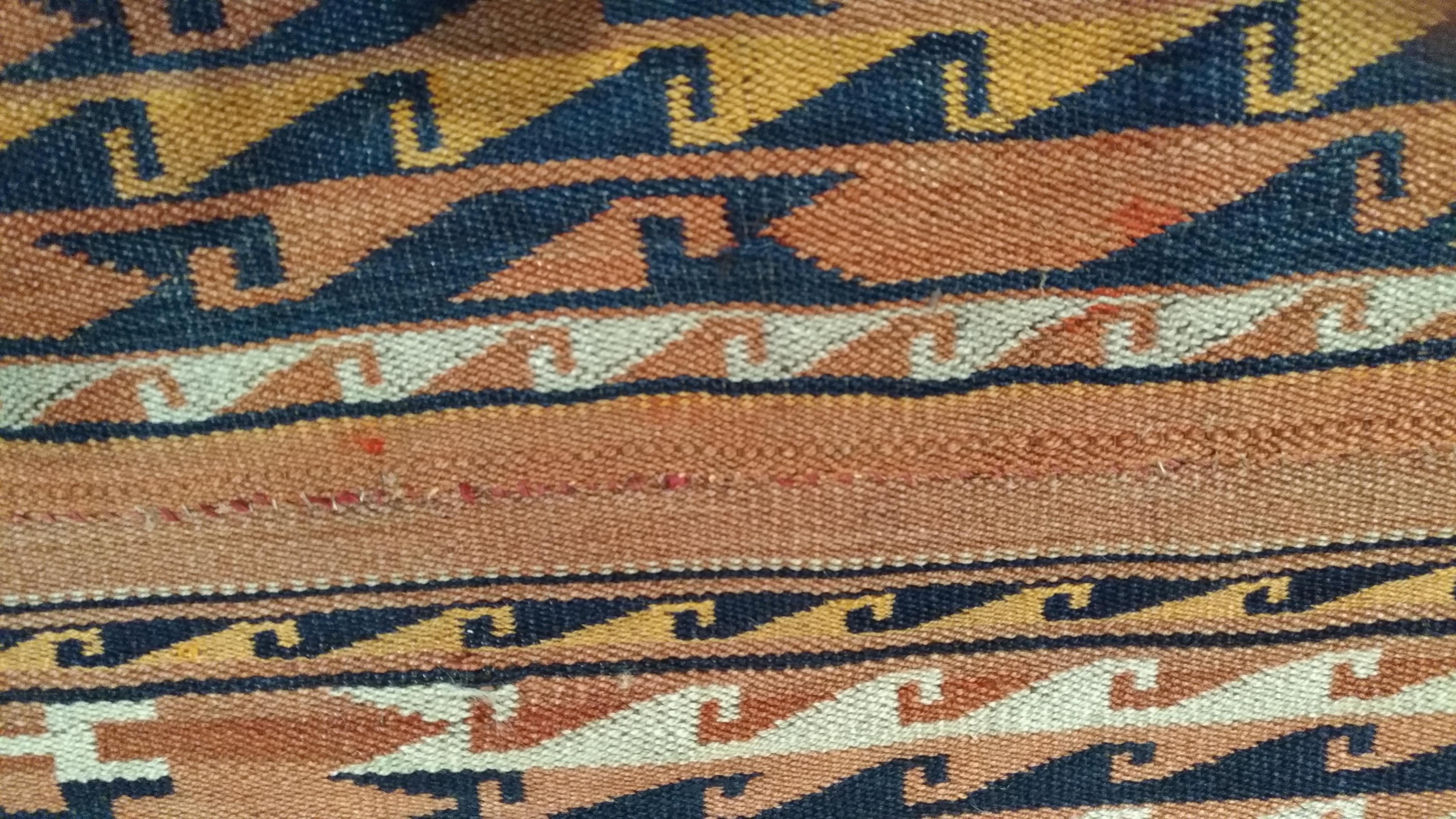 Hand-Woven  973 -  19th Century Kilim 'Jijim' For Sale