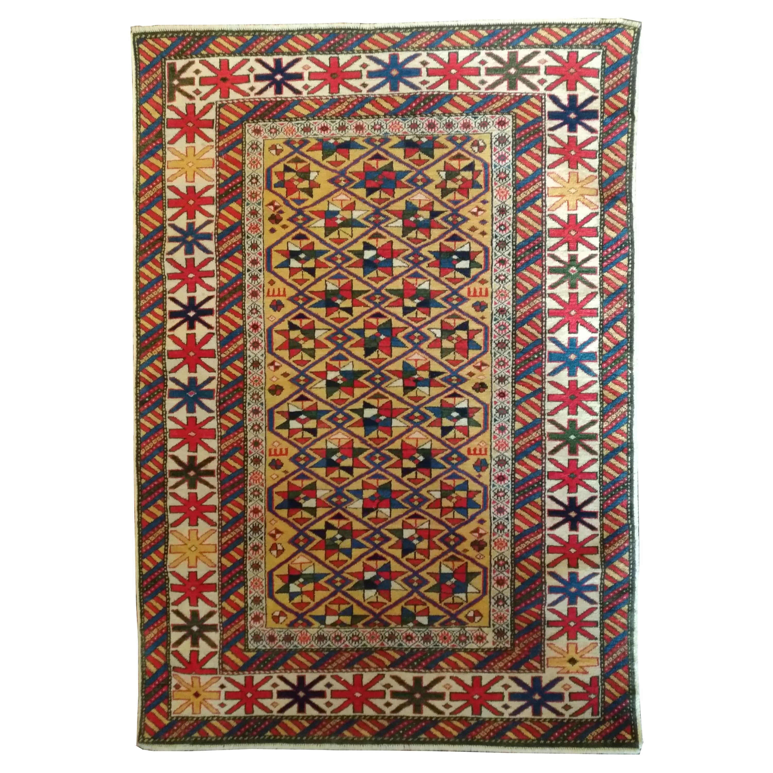 975 - 19th Century Caucasian Talish Rug For Sale