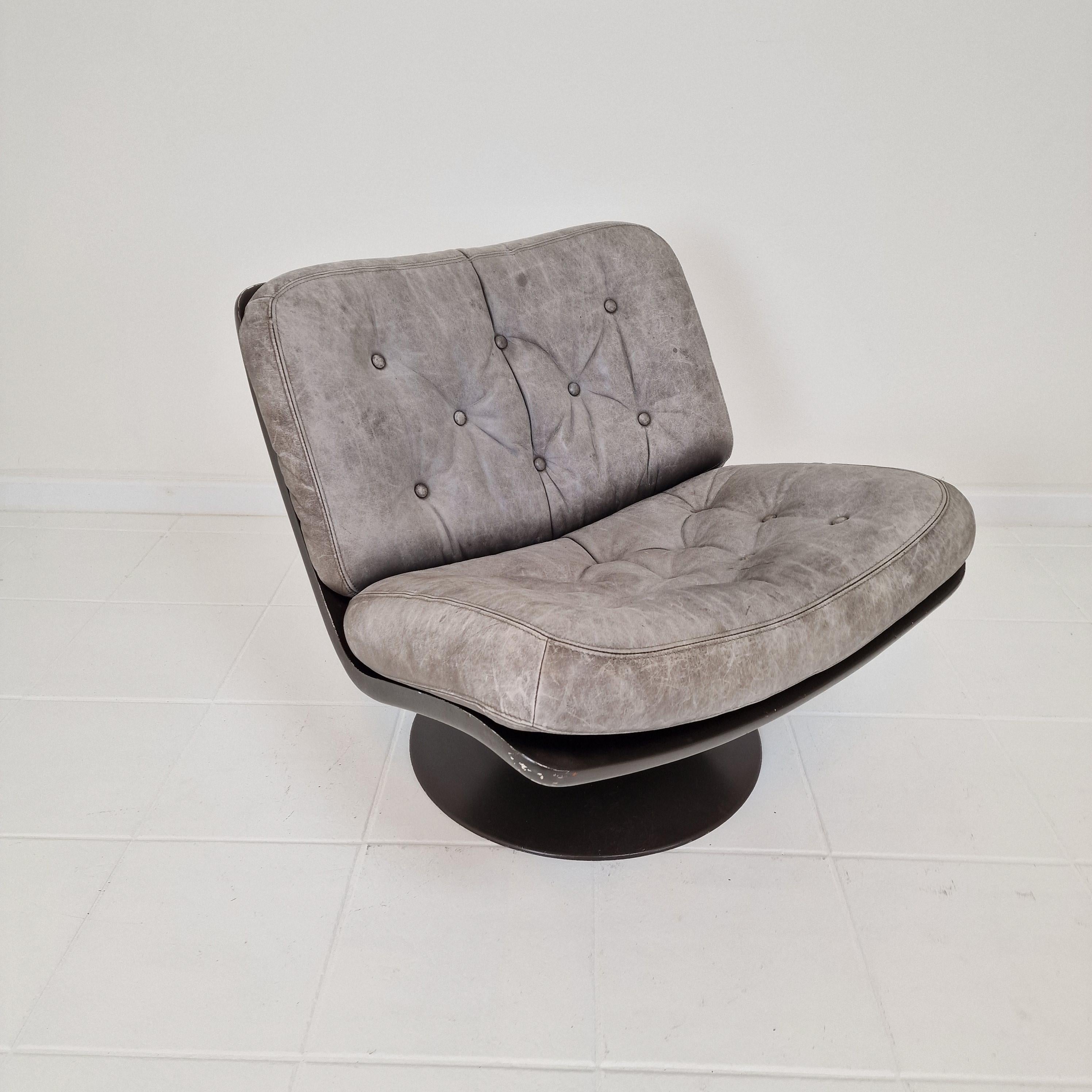 Mid-Century Modern 975 Lounge Chair by Geoffrey Harcourt for Artifort, 1970s For Sale