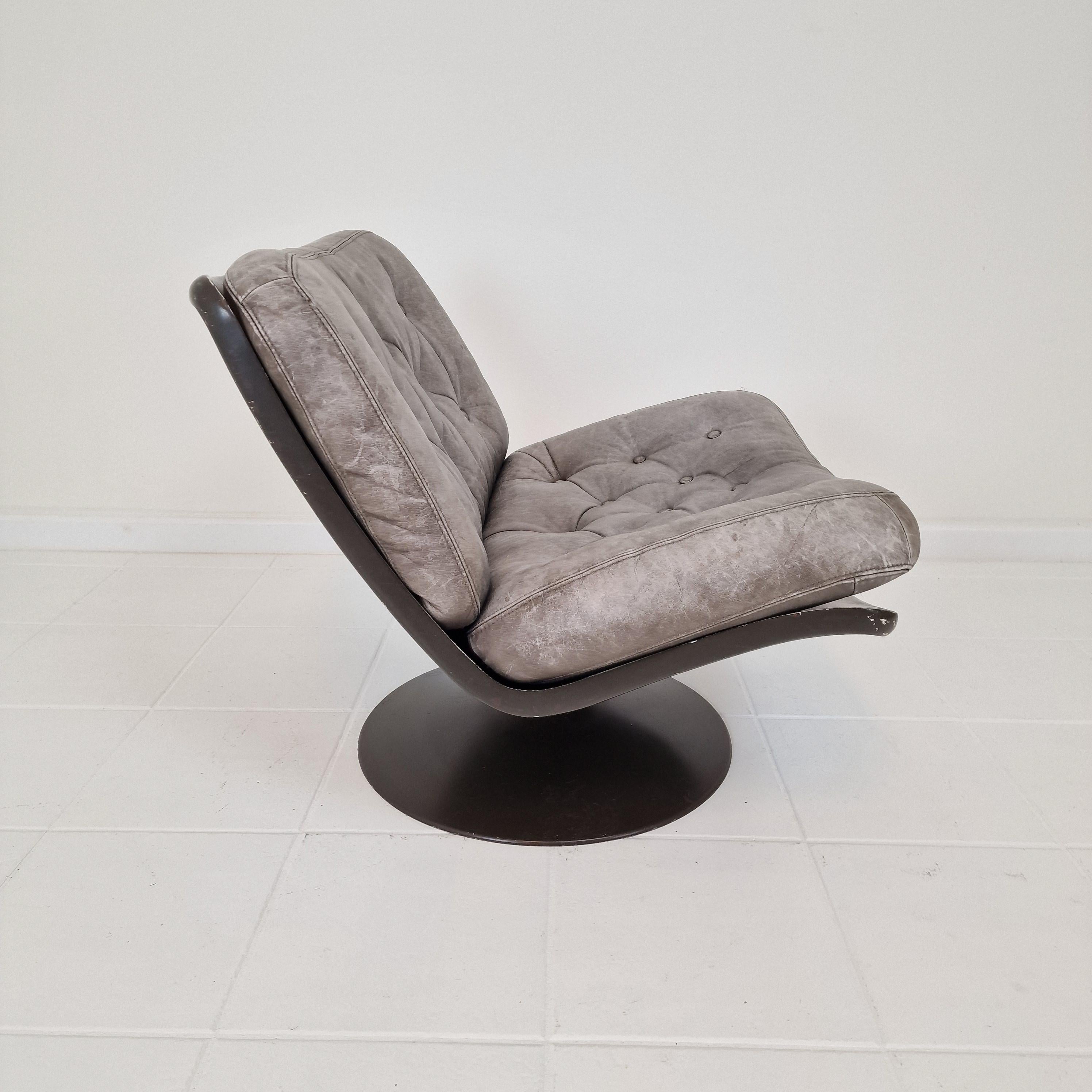 Late 20th Century 975 Lounge Chair by Geoffrey Harcourt for Artifort, 1970s For Sale