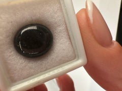 9.75 Star Sapphire Black sapphire stunning certified 100% natural